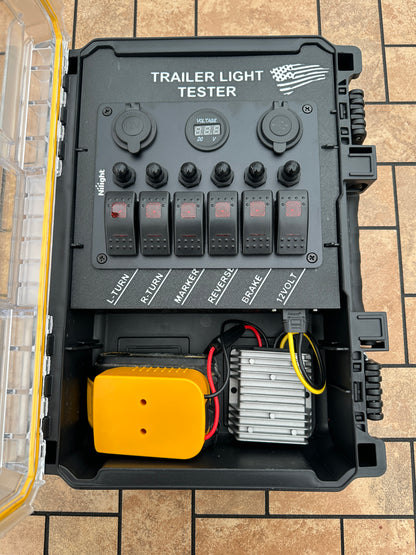 Trailer Light Tester, 7 Pin Trailer Light Tester, DeWalt ToughSystem Container