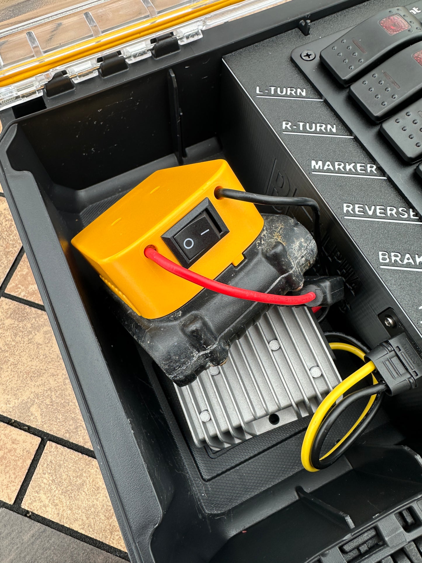 Trailer Light Tester, 7 Pin Trailer Light Tester, DeWalt ToughSystem Container