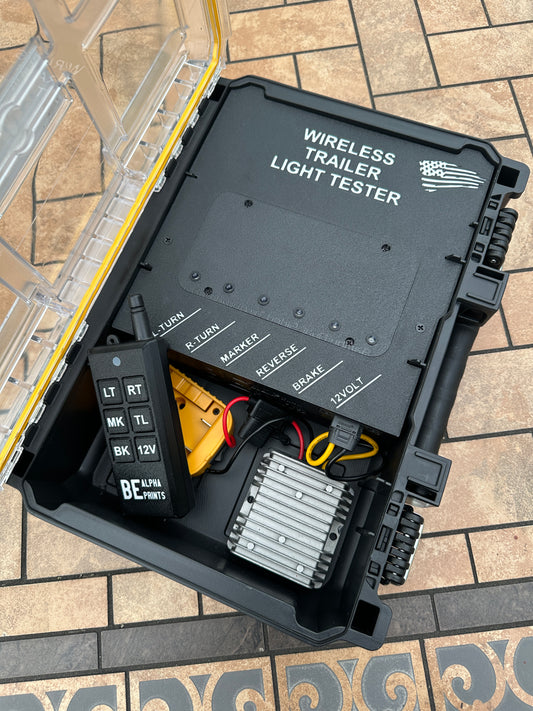Wireless Trailer Light Tester, 7 Pin Trailer Light Tester, DeWalt ToughSystem Container