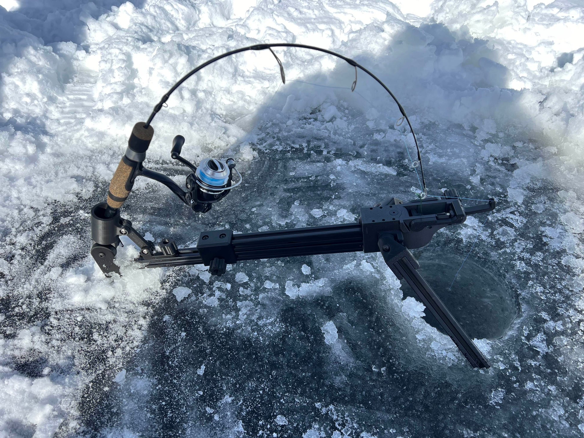 Ice Snapper with Strike Alarm | Auto Hook Setter for Ice Fishing